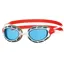 Predator Goggles White/Red Tint Blue Lens